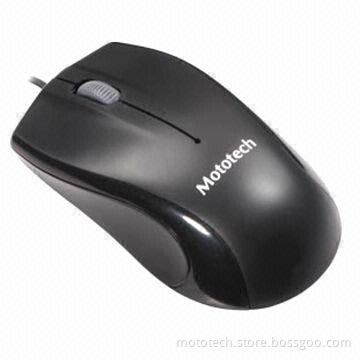 Stylish 3D Wired Optical Mouse with Ergonomics Design and USB Port